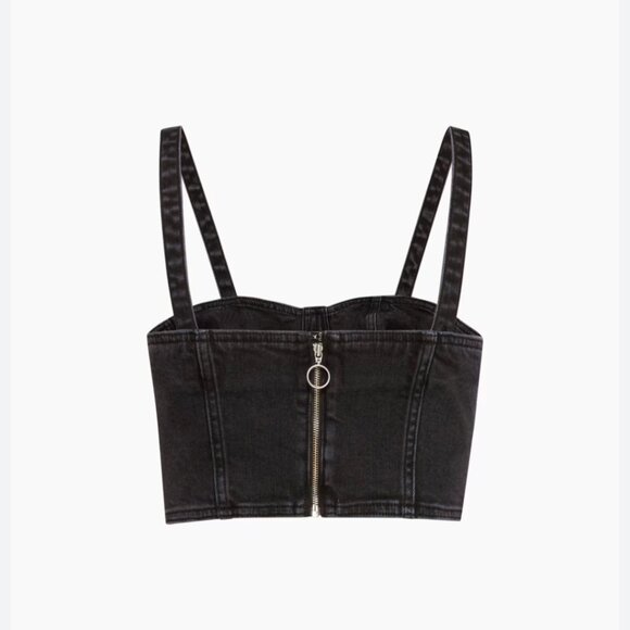 The Cecily Denim Bralette - Picture 3 of 8